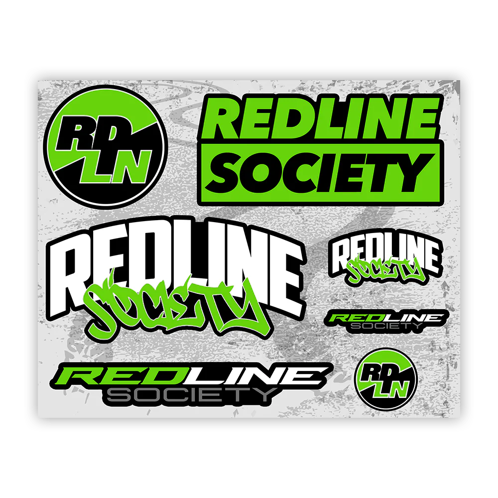 Redline Decal Pack - GREEN